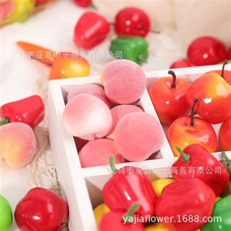 jual flower buah mini artificial buah dekorasi hiasan buah sayur buah