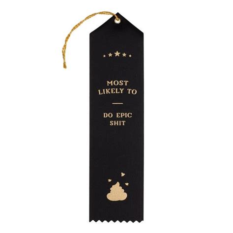 These very funny award ribbons honor all your dubious achievements