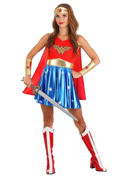 Caped Wonder Woman Adult Costume
