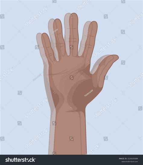 diplopia double vision test exam brain stock vector royalty