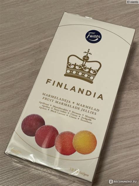 Мармелад Fazer Finlandia - «Вкусный и не приторный мармелад» | отзывы