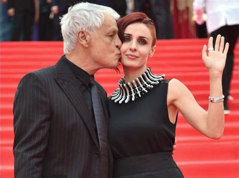 michele placido  sua moglie federica vincenti al moscow film gestival