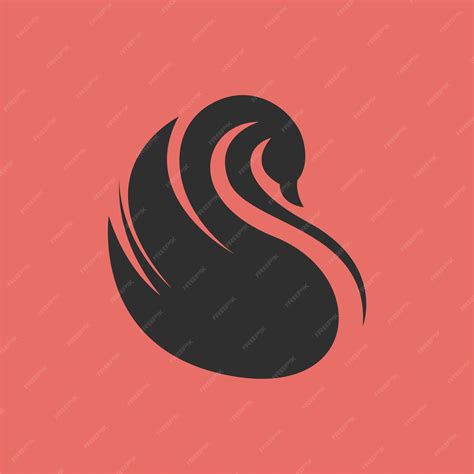 Premium Vector | Swan logo design template swan logo concept