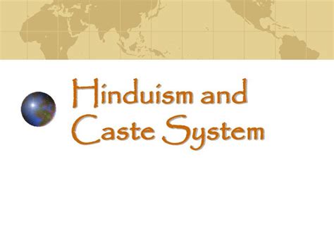 PPT - Hinduism and Caste System PowerPoint Presentation, free download - ID:6810517