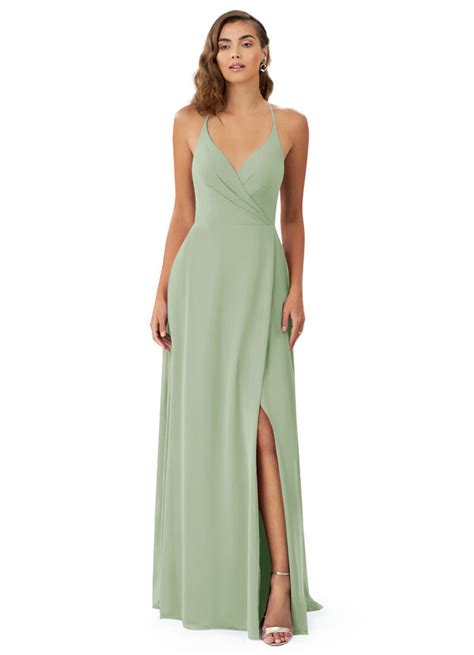 Dusty Sage Azazie Davis Bridesmaid Dresses | Azazie