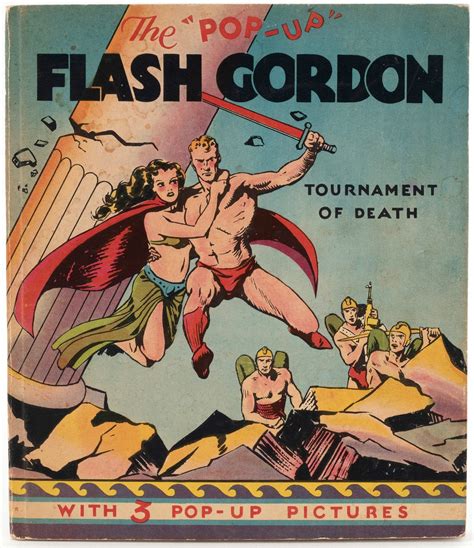 Hake's - THE POP-UP FLASH GORDON - TOURNAMENT OF DEATH HARDCOVER.