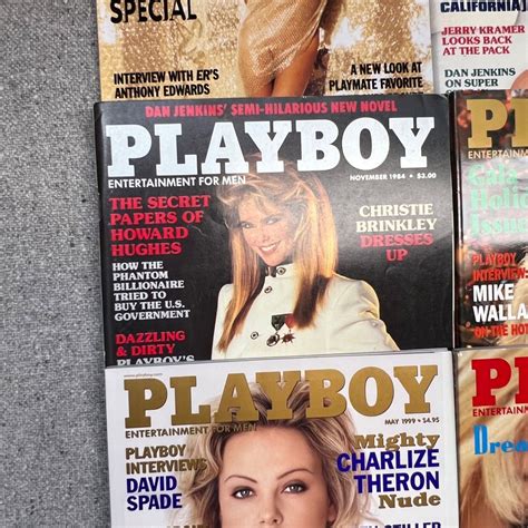 Playboy Magazine Assorted w/Centerfolds Lot of 22 Issues 80's 90's 2000