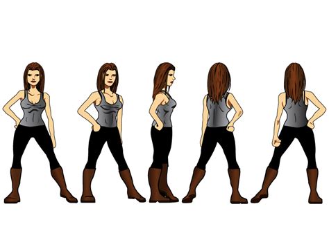 female character rotation by JodyBriggs on DeviantArt