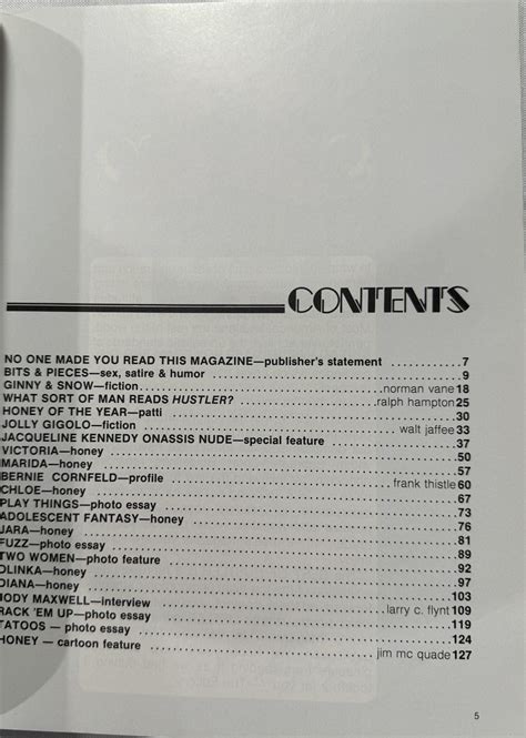 The Best of Hustler #1 1975 *32 Nude Photos of Jackie Onassis* - VM16