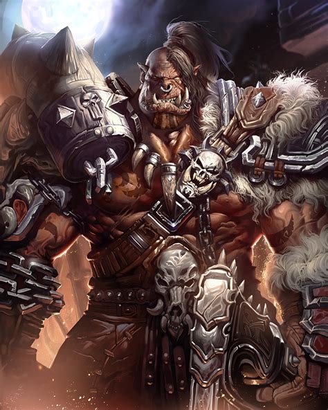 WarCraft Fan art - Grommash|Garrosh HellScream :: Behance