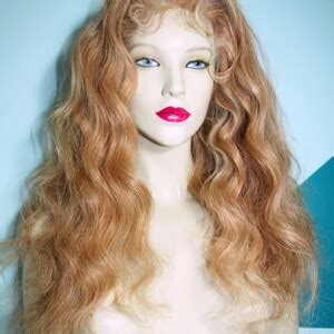 Full Lace Wig Human Hair Remi Remy Indian Blonde Mix 27/613 - Etsy