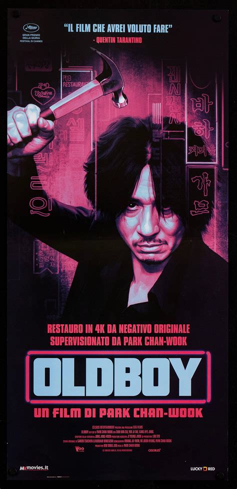 Oldboy Movie Poster 2021 RI Italian Locandina (13x28)