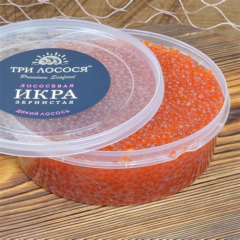 Красная икра Нерка пластиковая банка 500г - Икра в СПб