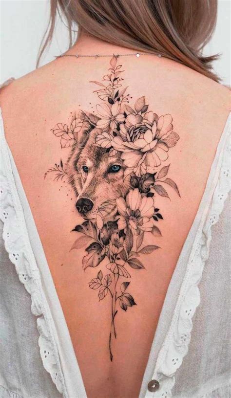 Tattoo Lobo Nas Costas Feminina - tatuagem-de-lobo-nas-costas | Wolf tattoos for women, Wolf tattoo ...