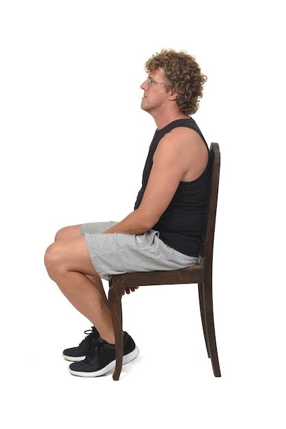 sitting side view pictures