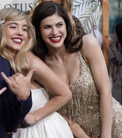 Alexandra Daddario and Sydney Sweeney at The White Lotus Premiere : r
