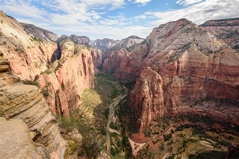 Angels Landing In Zion National Park Utah Usa Canyon State States ...