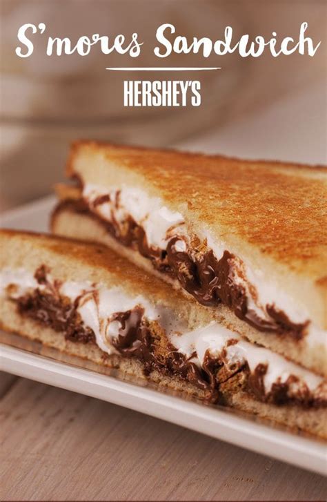 HERSHEY'S Grilled S'mores-wich from HERSHEYS.com | Yummy food, Eat dessert, Delicious desserts