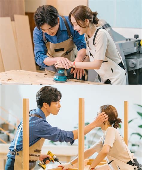 Kim Jae Wook And Park Min Young Enjoy A Sweet Woodworking Date In "Her ...