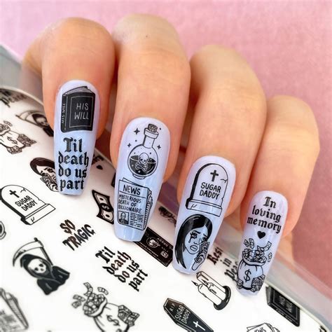 nail art for funeral