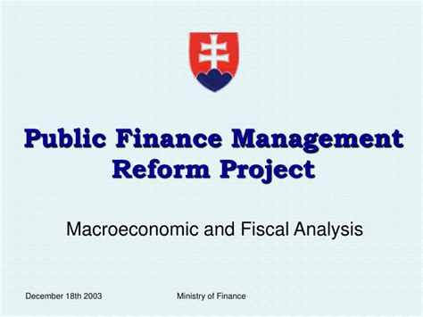 public finance management reform project powerpoint