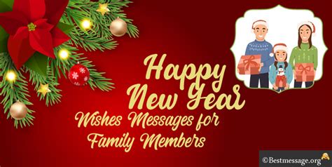 Happy New Year Messages to Family Members in English