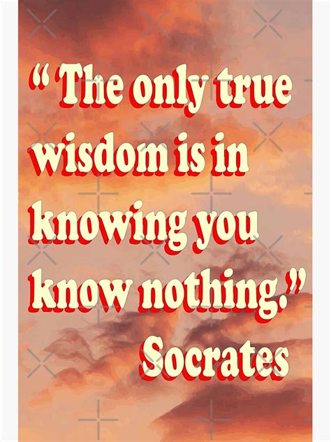 "socrates quote" Poster by oko-designs | Redbubble