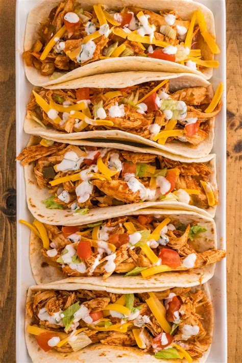 Slow Cooker Chicken Tacos - Balancing Motherhood