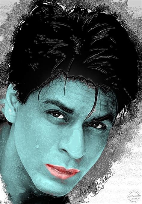 Digital Painting of Shahrukh khan - Desi Painters