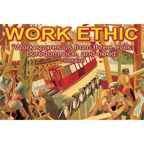 Work Ethic Poster Print by Wilbur Pierce (24 x 36) - Walmart.com ...