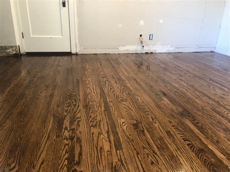 dark stained oak floor arts crafts kitchen minneapolis  tom