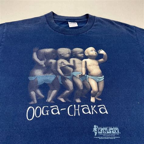 Vintage Vintage 1998 Kinetix Dancing Baby Ooga-Chaka T-Shirt Size L
