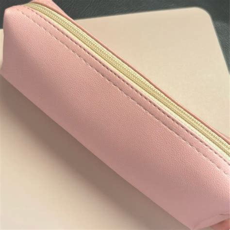jual tempat pensil kulit tempat pensil aesthetic pencil case korea