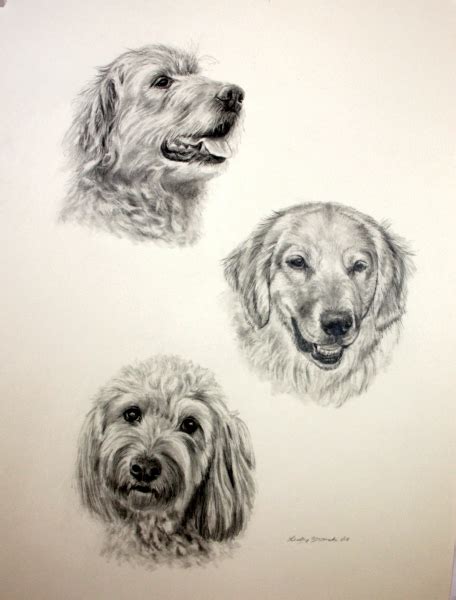 Family Dog Portraits Commissioned from Wisconsin