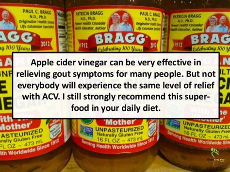 Gout and Apple Cider Vinegar: Using Apple Cider Vinegar For Gout