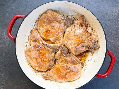 Dutch Oven Pork Chops with Gravy : Cooking With Bliss