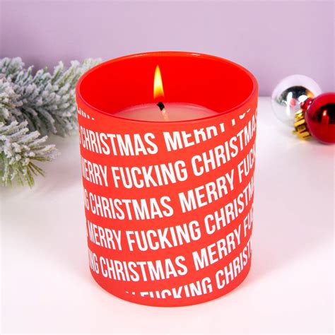merry fucking christmas kaars