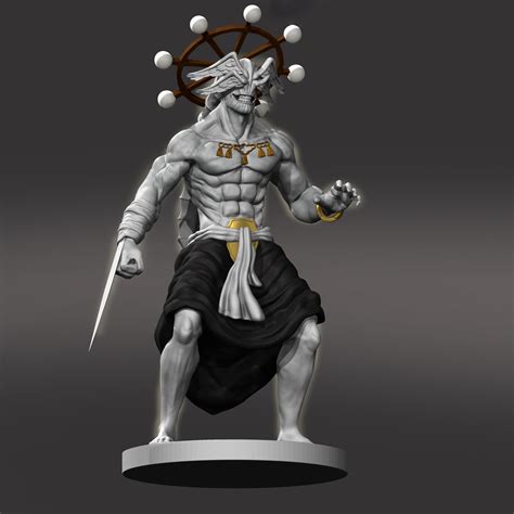 EIGHT-HANDLED SWORD DIVERGENT SILA DIVINE GENERAL MAHORAGA 3D model 3D