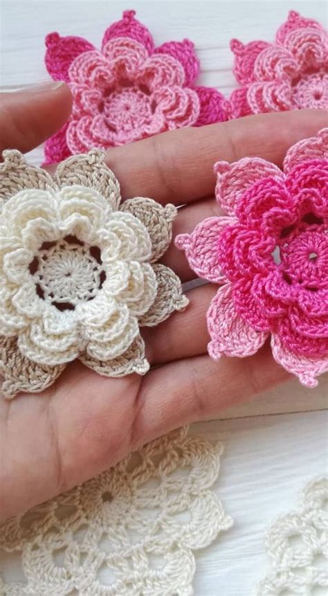 Free crochet flower patterns – Artofit