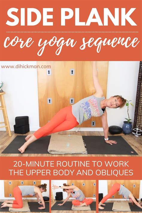 20-min Side plank yoga sequence for strength in the upper body and core