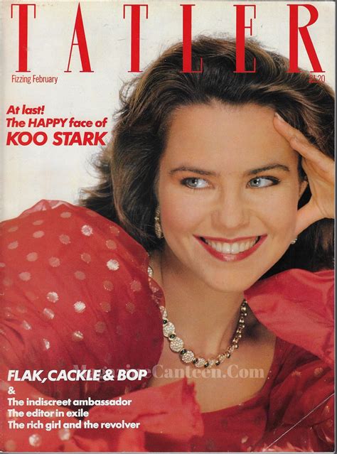 Tatler Magazine - Koo Stark Norman Parkinson – magazine canteen