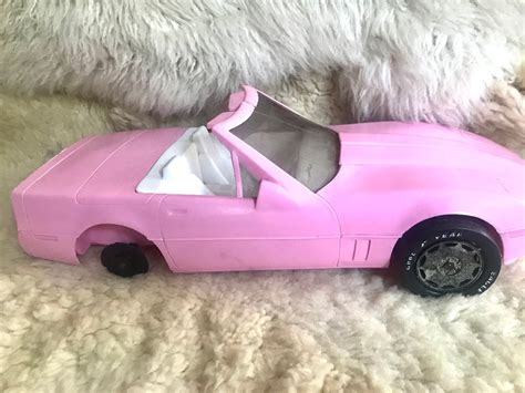 Vintage Pink Barbie Corvette - Etsy