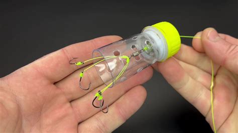 Create your own feeder to attract freshwater fish (fishing) - YouTube