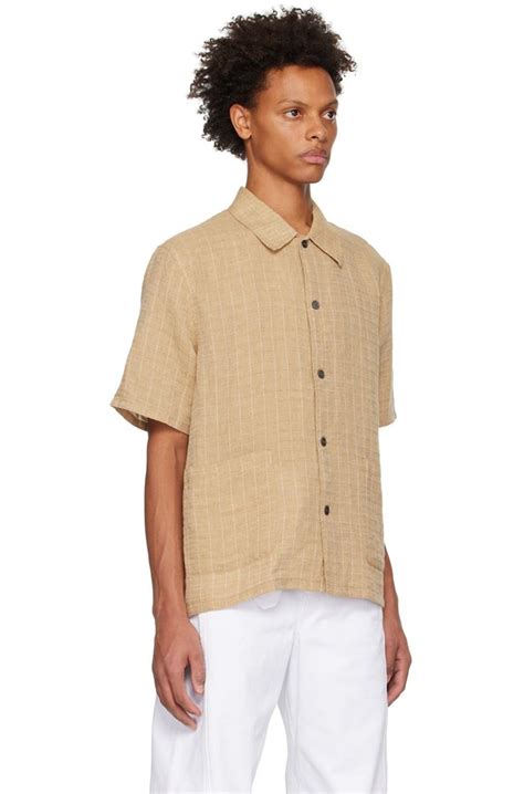 Our Legacy Elder Shirt - Oat Texan Pinstripe | Garmentory