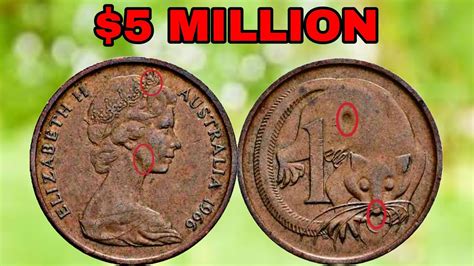 rare  australian  cent coin worth big money  valuable penny