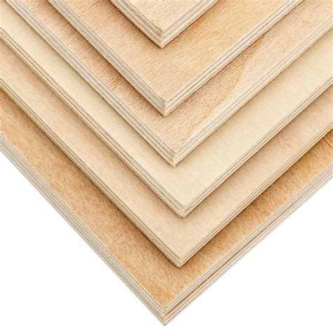 buy sinjeun  pack   unfinished wood square   thick wood