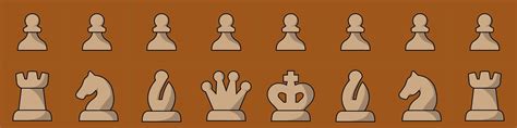 Premium Vector | Chess pieces vector 11