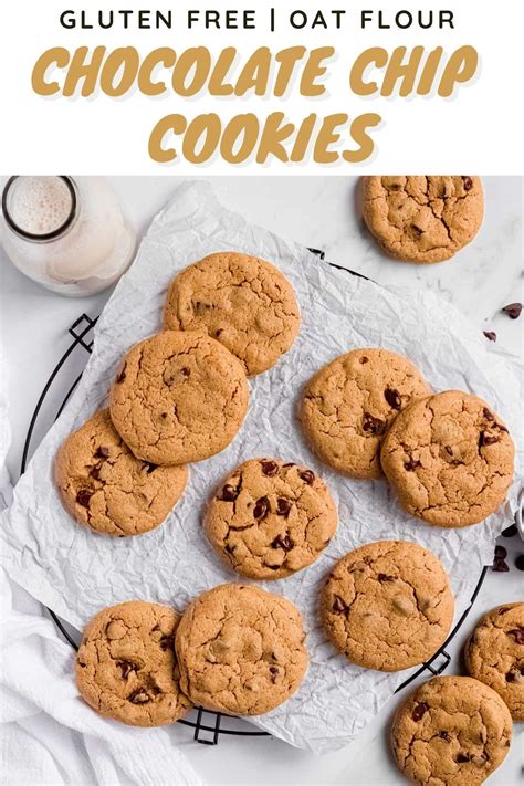 Oat Flour Cookies with Chocolate Chips - Cook At Home Mom