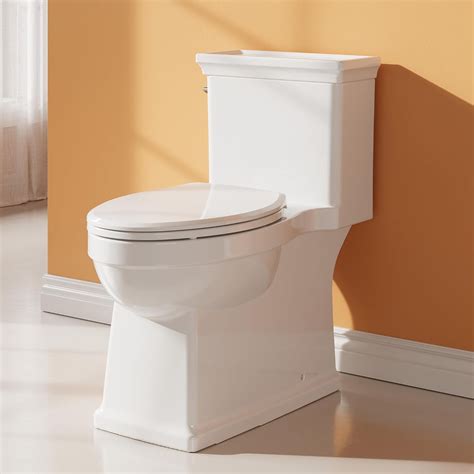 M optimized Toilet, 16.5" One-Piece Comfort Height Elongated Bowl with