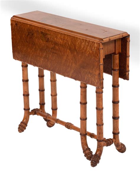 lot regency style tuckaway table early  century height